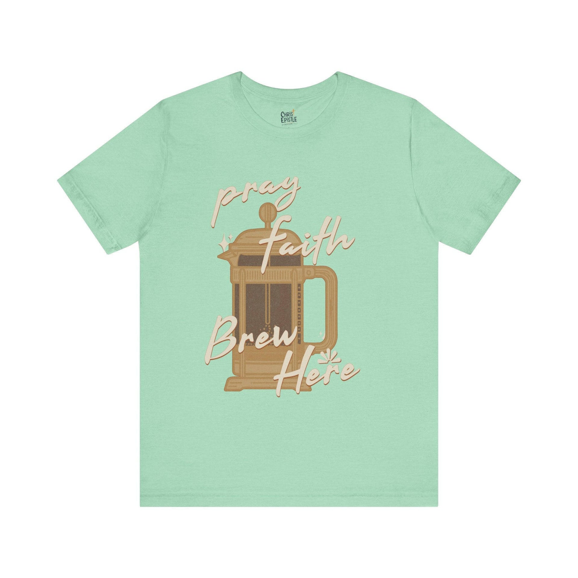 Jesus-themed T-Shirt and French Press Set - Unique Religious Gifts