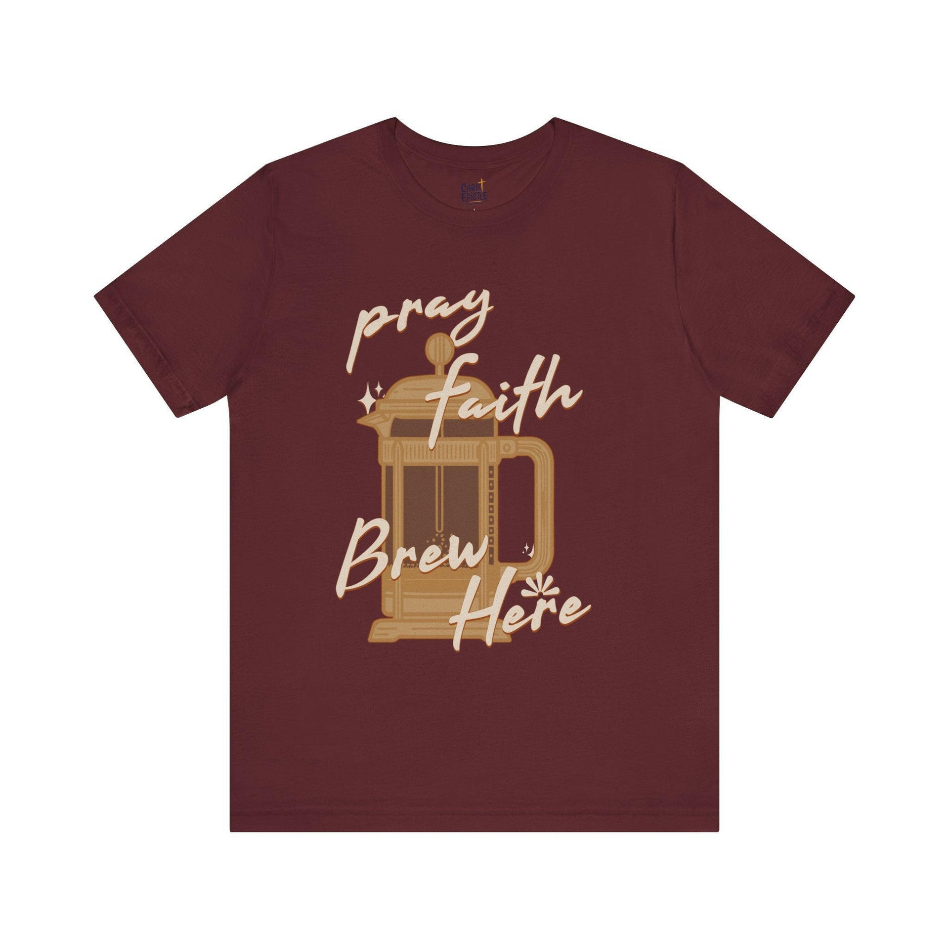 Jesus-themed T-Shirt and French Press Set - Unique Religious Gifts