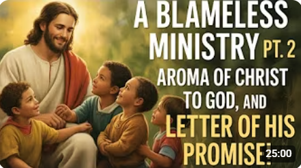 A Blameless Ministry Pt. 2 – The Aroma of Christ and the Letter of His Promise!