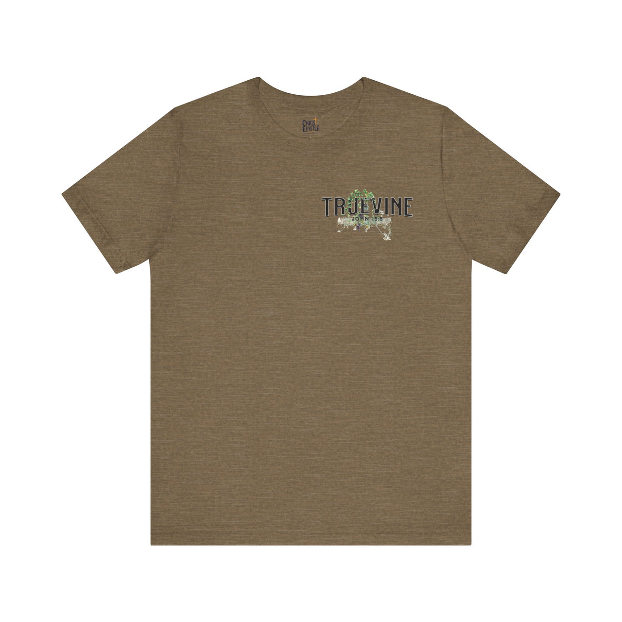 Christian True Vine T-Shirt with Scripture John 15:5