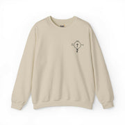 ONE in Christ | Embroidary | Unisex Heavy Blend™ Crewneck Sweatshirt | Light Colors.