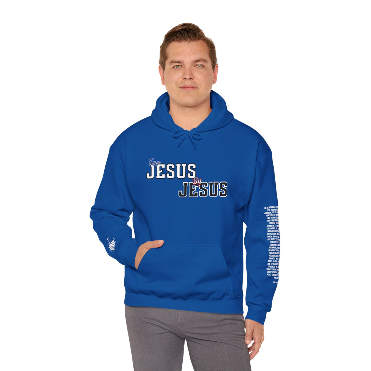 For Jesus, By Jesus - Hoodie | Bold Christian Apparel