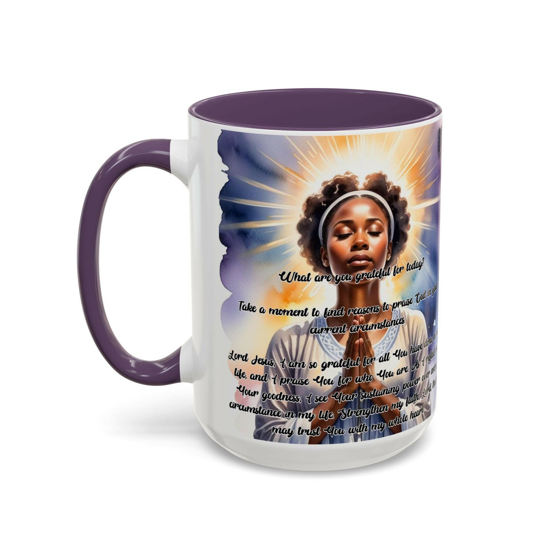 Gratitude Reflection & Prayer Mug - 15oz.