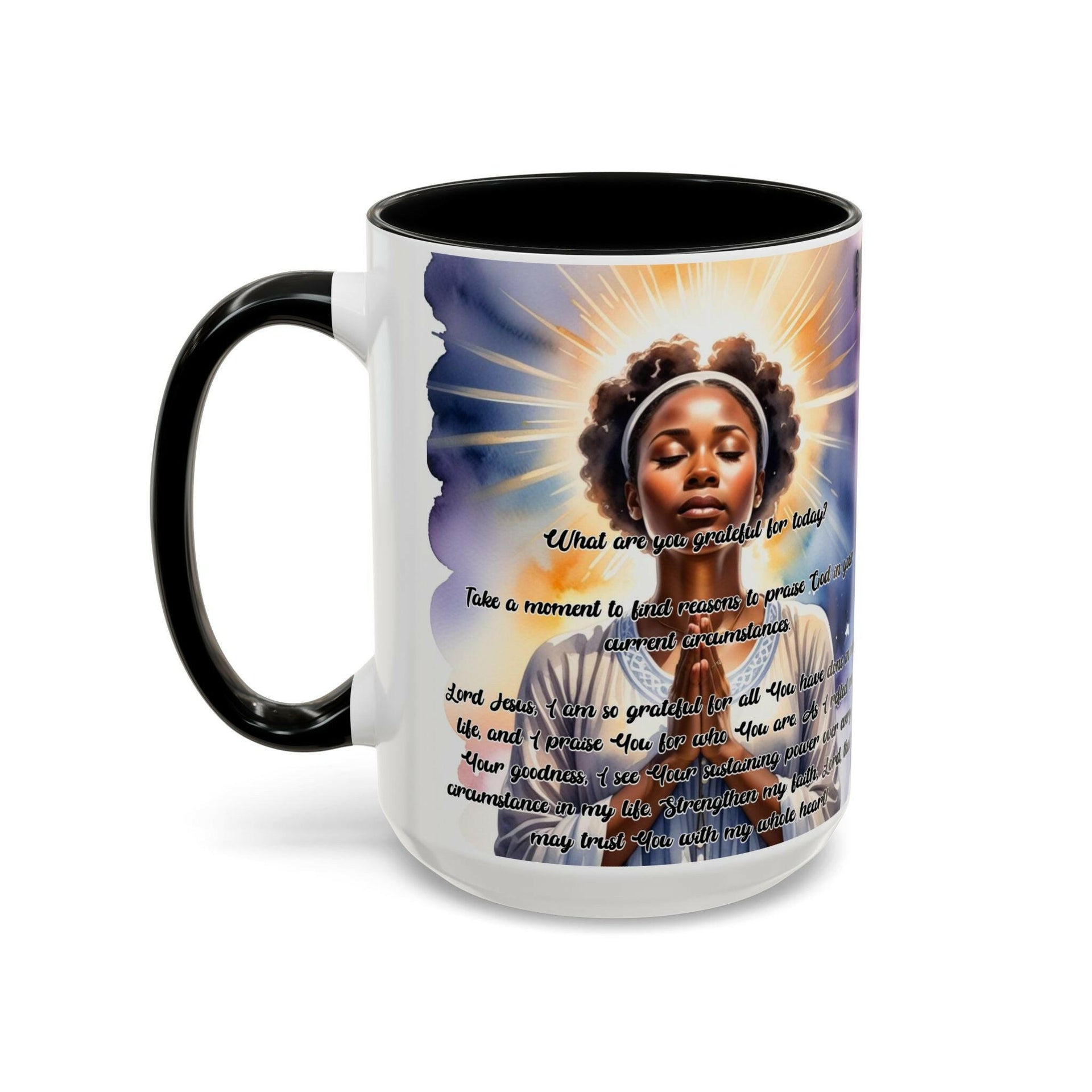 Gratitude Reflection & Prayer Mug - 15oz.