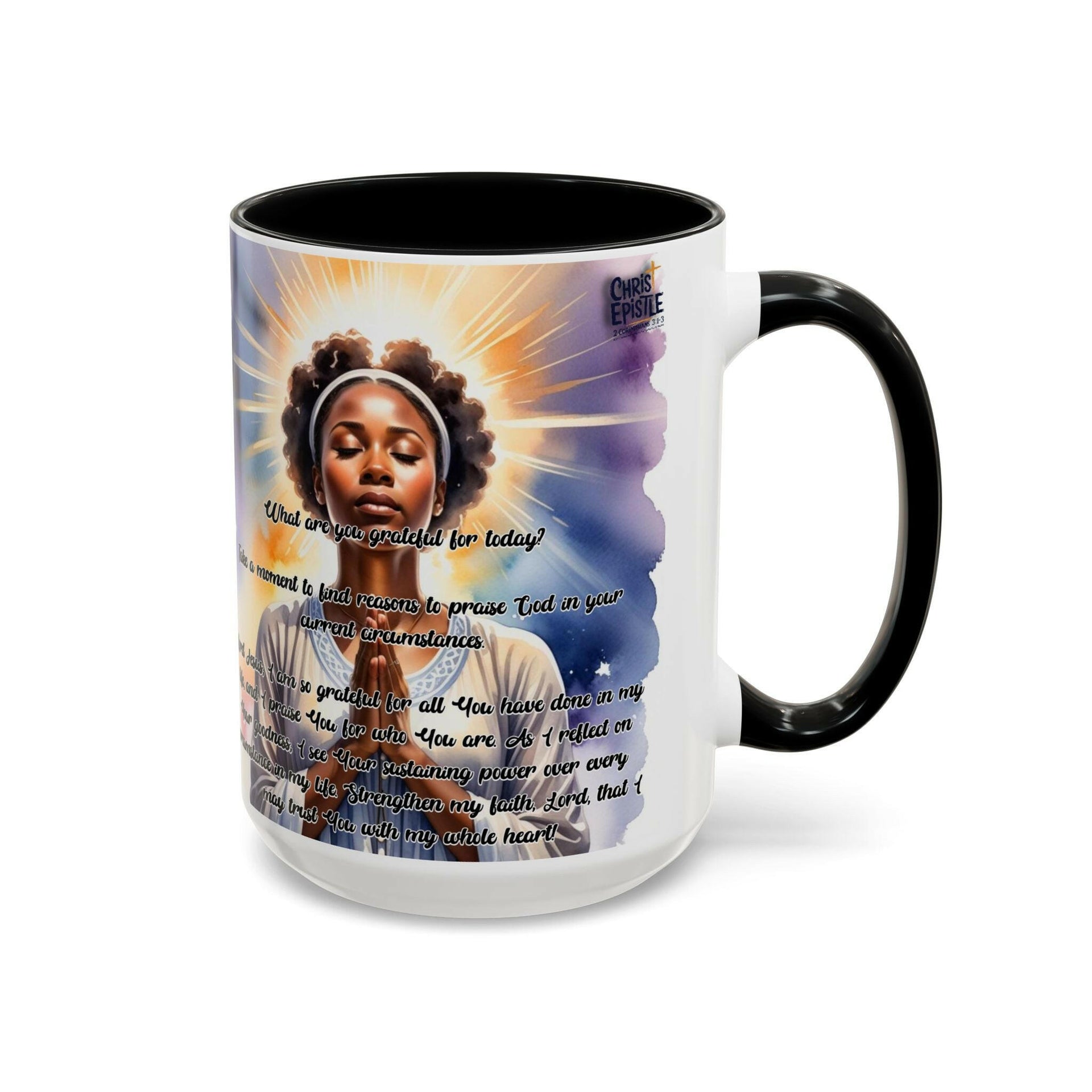 Gratitude Reflection & Prayer Mug - 15oz.