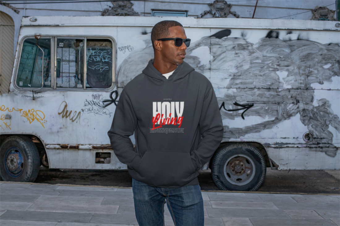 Holy Living - Unisex Heavy Blend™ Hooded Sweatshirt | Live Holy and Acceptable to Christ!