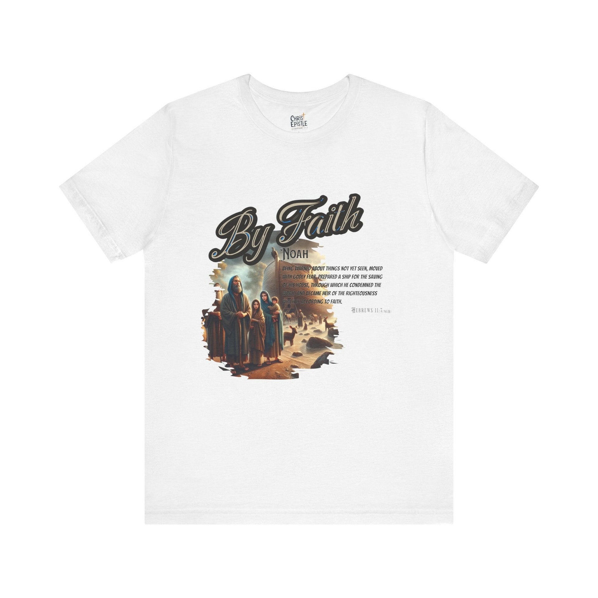 By Faith - Noah Christian T-Shirt | Unisex Jersey Short Sleeve Tee.