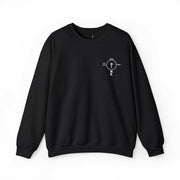 ONE in Christ | Embroidary | Unisex Heavy Blend™ Crewneck Sweatshirt | Dark Colors.