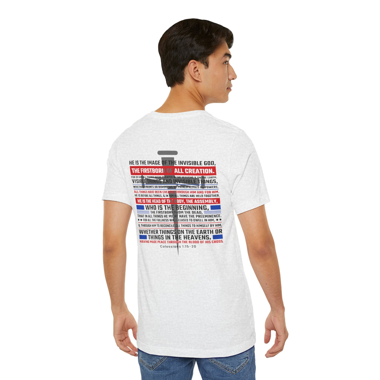 For Jesus By Jesus - T-Shirt | Bright Colors | Christian Apparel