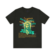 Jesus Savior T-Shirt | Unisex Jersey Short Sleeve Tee | He Gave His Life So That We May Have Life!.