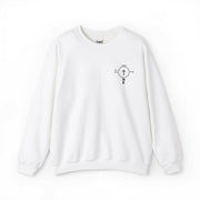 ONE in Christ | Embroidary | Unisex Heavy Blend™ Crewneck Sweatshirt | Light Colors.