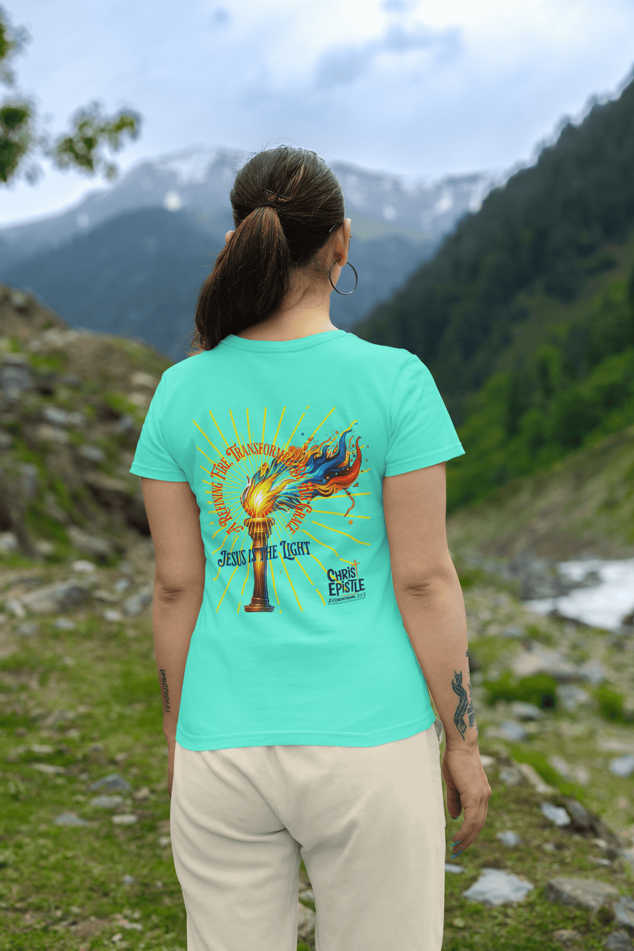 Jesus is the Light | A Refining Fire | Women's T-Shirt